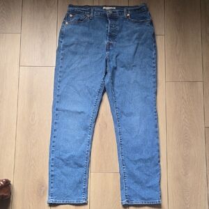 LEVI'S Wedgie Straight Ankle Women's Jeans SZ 32